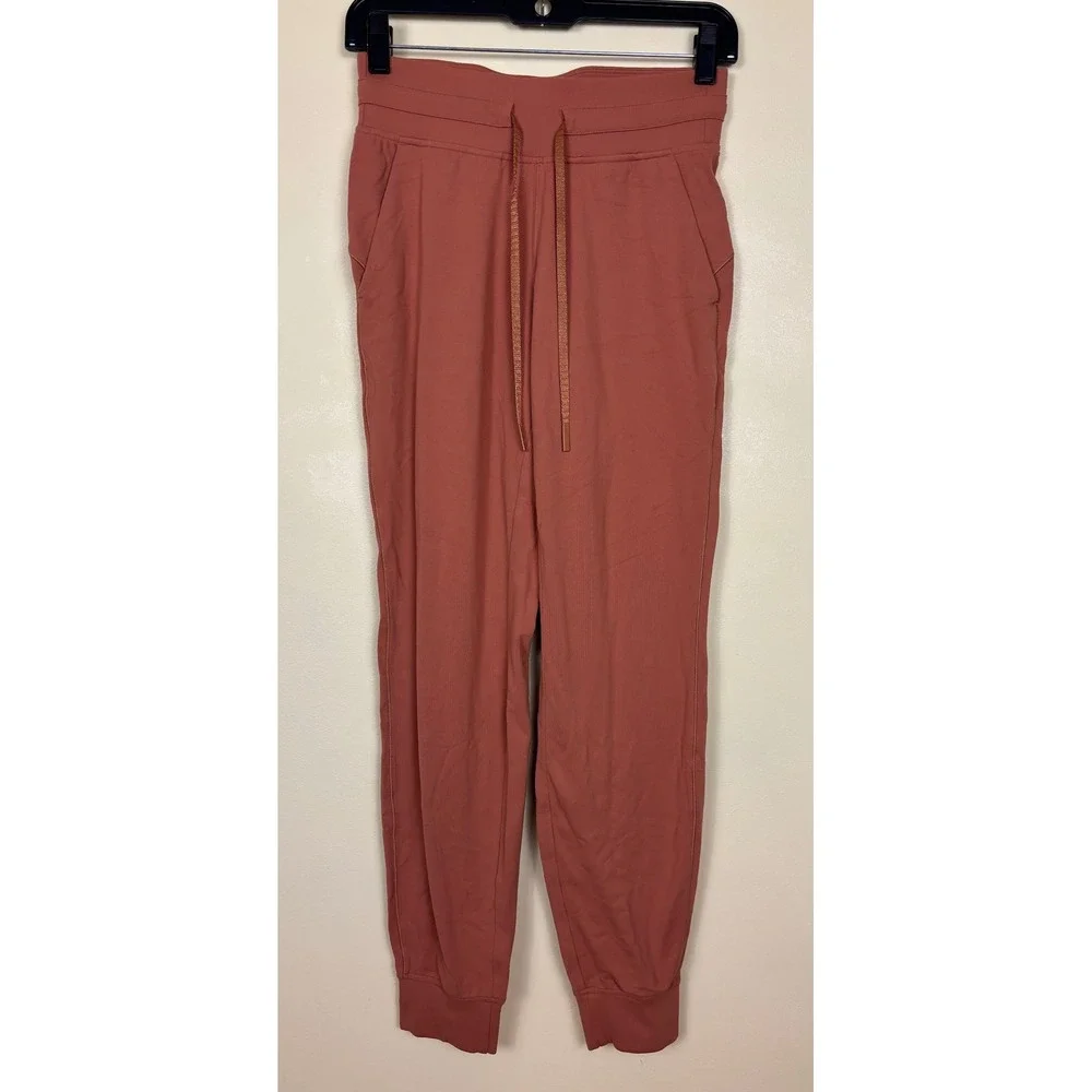 LULULEMON Ready to Rulu Jogger 7/8 Spiced Chai Orange Women Size 4 Casual Active